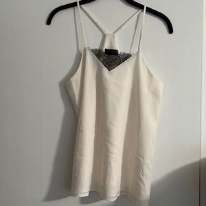Cream lace camisole